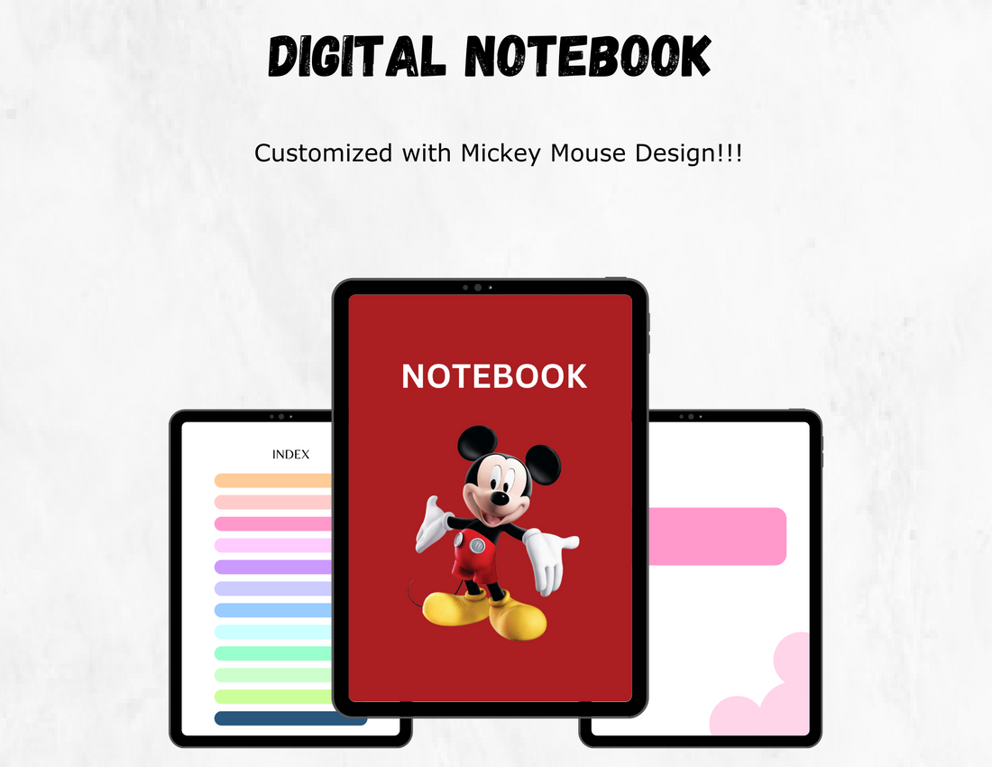 MICKEY MOUSE NOTEBOOK