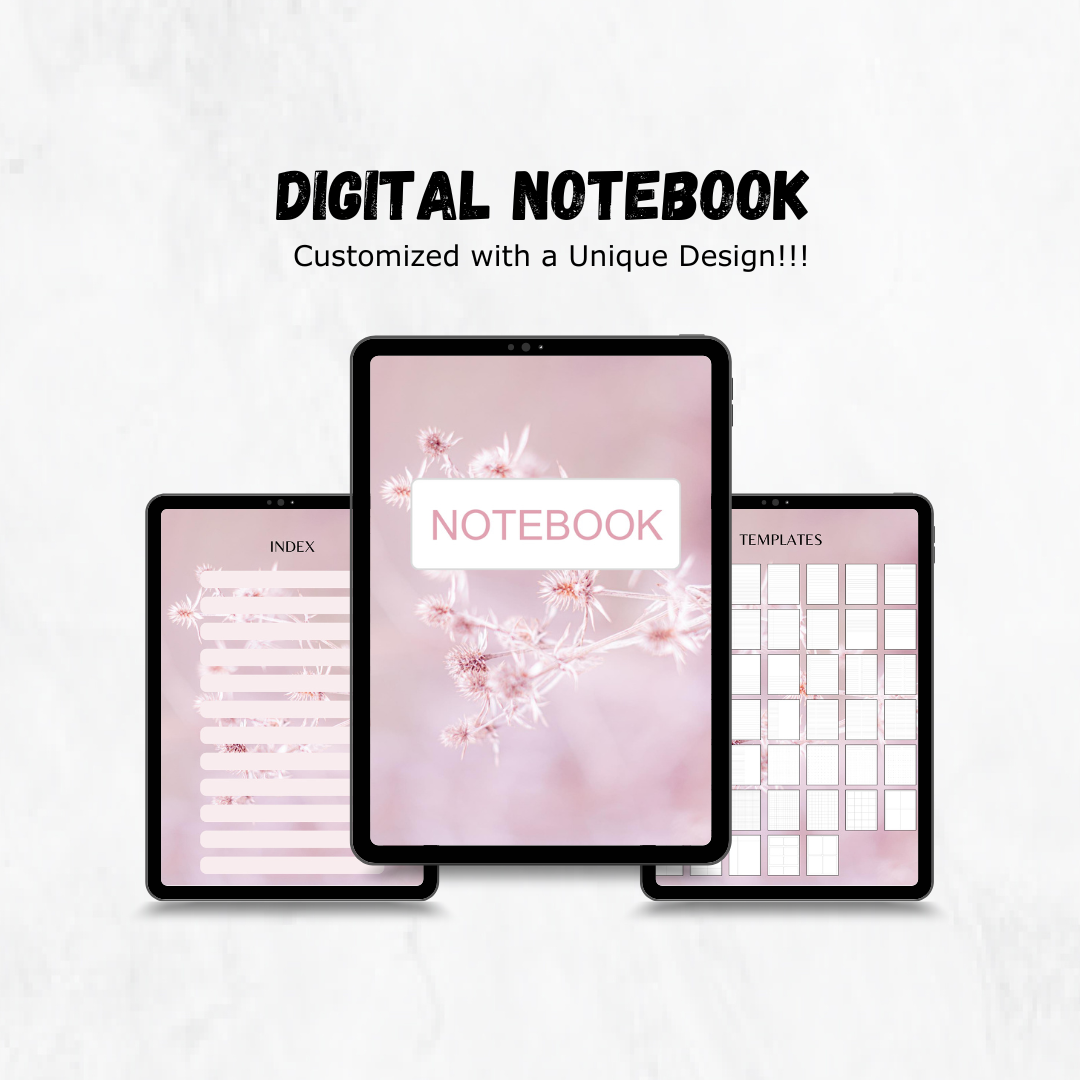 Flower Pink Notebook