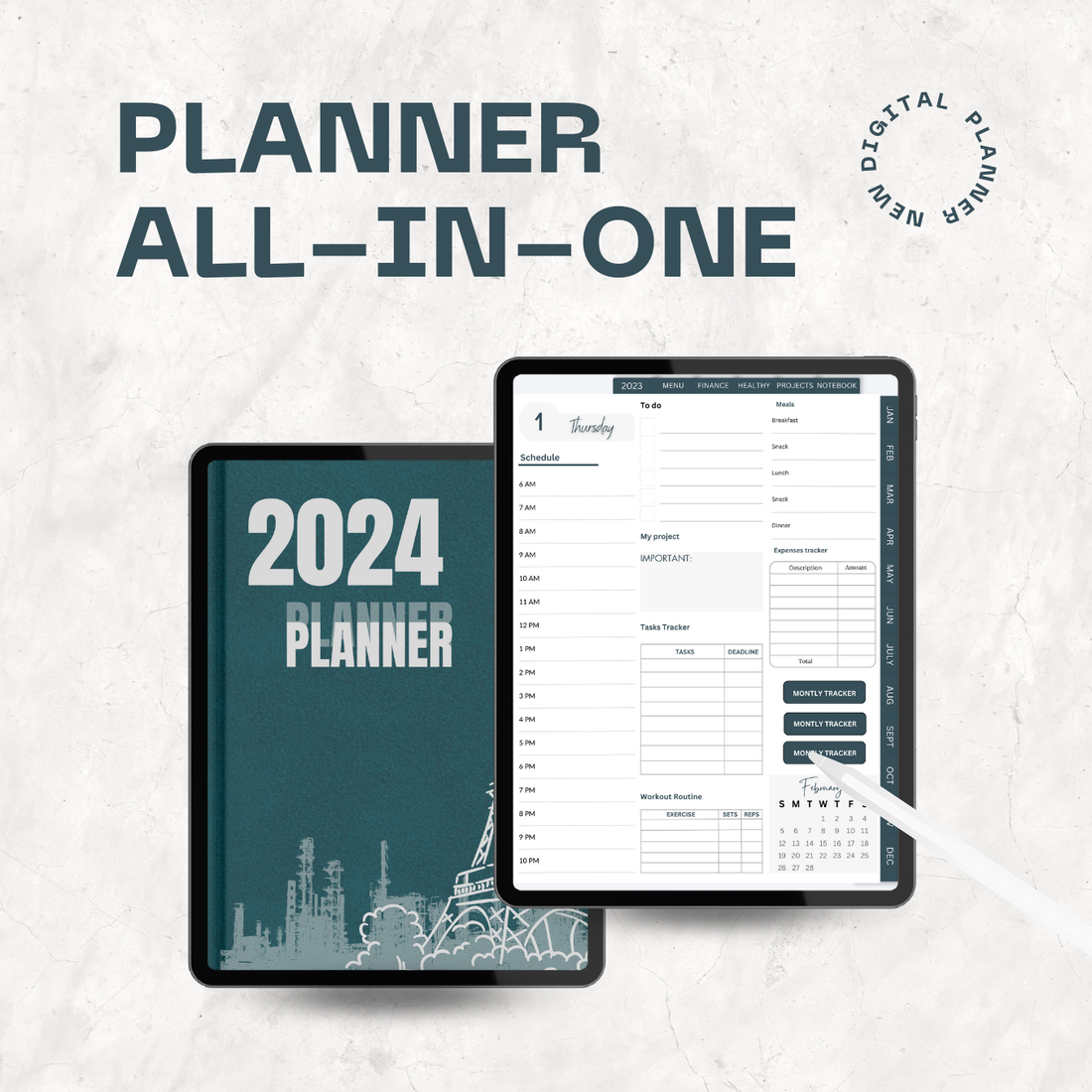 PLANNER ALL-IN-ONE GREEN