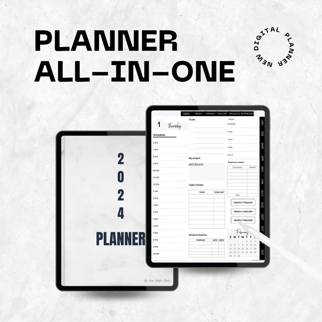 PLANNER ALL-IN-ONE BLACK