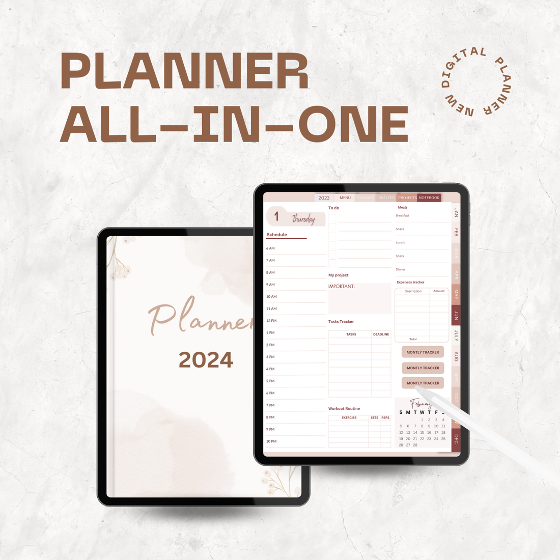 PLANNER ALL-IN-ONE BEIGE